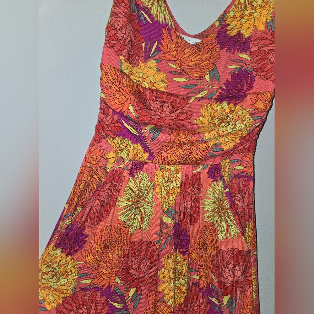 Tabitha Webb pink floral dress